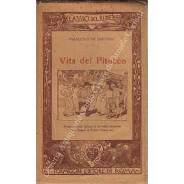 Vita del Pitocco. Prima versione italiana di Alfredo Giannini con disegni di Plinio Nomellini - Francisco G. de Quevedo y Villegas - copertina