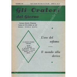 Gli oratori del giorno. Rassegna mensile d'eloquenza. Anno LI - Numero 10. Ottobre 1983 - copertina