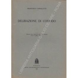 Delibazione di comodo - Francesco Carnelutti - copertina