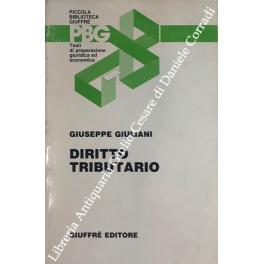 Diritto tributario - Giuseppe Giuliani - copertina