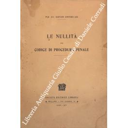 Le nullità nel codice di procedura penale - copertina