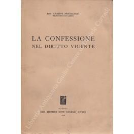 La confessione nel diritto vigente - Giuseppe Montano - copertina