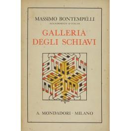 Galleria degli schiavi - Massimo Bontempelli - copertina