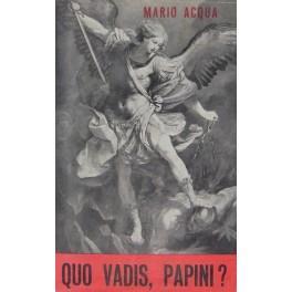 Quo vadis Papini? (Risposta al Diavolo ) - copertina