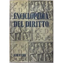 Enciclopedia del diritto. Vol. II - Ali-Are. Diretta da Francesco Calasso poi (dal 1966) da Costantino Mortati e Salvatore Pugliatti poi anche (dal 1978) da Francesco Santoro-Passarelli - copertina