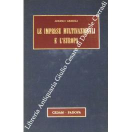 Le imprese multinazionali e l'Europa - Angelo Grisoli - copertina