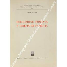 Esecuzione forzata e diritto di famiglia - Luca Malagù - copertina