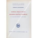 Scienza dello stato e filosofia politica in Hegel. Per una rilettura delle Grundlinien der Philosophie des Rechts