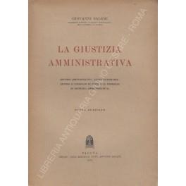 La giustizia amministrativa - Giovanni Salemi - copertina