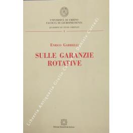 Sulle garanzie rotative - Enrico Gabrielli - copertina