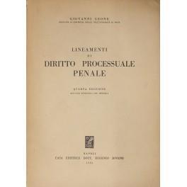 Lineamenti di diritto processuale penale - Giovanni Leone - copertina