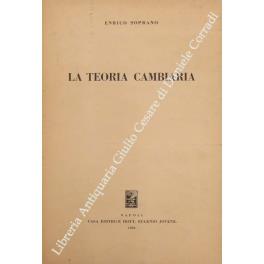 La teoria cambiaria - Enrico Sorano - copertina