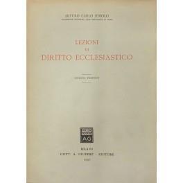 Lezioni di diritto ecclesiastico - Arturo Carlo Jemolo - copertina