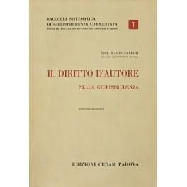 Il diritto d'autore nella giurisprudenza - Mario Fabiani - copertina