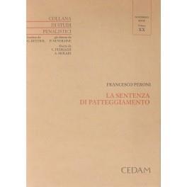 La sentenza di patteggiamento - Francesco Peroni - copertina