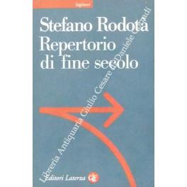Repertorio di fine secolo - Stefano Rodotà - copertina