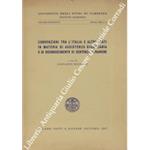 Convenzioni tra l'Italia e altri stati in materia di assistenza giudiziaria e di riconoscimento di sentenze straniere