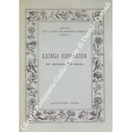 Luigi Einaudi nel centenario della nascita - copertina