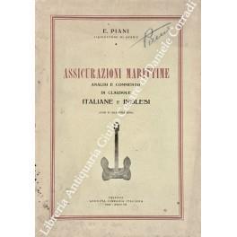 Assicurazioni marittime. Analisi e commento di clausole italiane e inglesi - E. Pisani - copertina