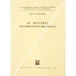 Le materie di competenza regionale