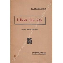 I reati della folla. Studio sociale giuridico - copertina