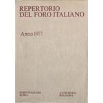 Repertorio Generale Annuale del Foro Italiano. Annata 1977