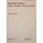 Repertorio Generale Annuale del Foro Italiano. Annata 1979