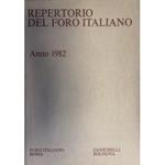 Repertorio Generale Annuale del Foro Italiano. Annata 1982