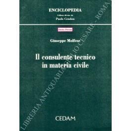 Il consulente tecnico in materia civile - Giuseppe Molfese - copertina