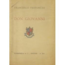 Don Giovanni - Francesco Pastonchi - copertina