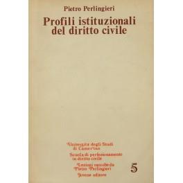 Profili istituzionali del diritto civile - Pietro Perlingieri - copertina
