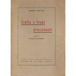 Truffa e frode processuale. Prefazione di Alfredo De Marsico