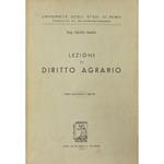 Lezioni di diritto agrario. Anno accademico 1952-53
