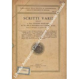 Scritti varii dedicati al Prof. Eugenio Masè-Dari nel XXX anno di insegnamento della economia politica nella R. Università di Modena (1903-1933) - copertina