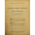 Annuario di diritto comparato e di studi legislativi. A cura di Salvatore Galgano. Prima serie. Vol. IV e V - Parte I - 1930