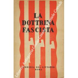 La dottrina fascista - Anonimo - copertina