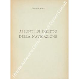Appunti di diritto della navigazione - Giacinto Auriti - copertina