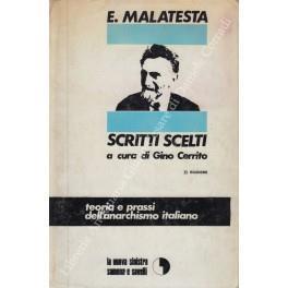 Scritti scelti a cura di Gino Cerrito - Errico Malatesta - copertina