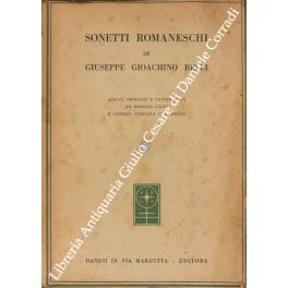 Sonetti Romaneschi scelti, ordinati e commentati da Roberto Vighi e Giorgio Vergara Caffarelli - Giuseppe Gioachino Belli - copertina