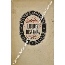 Libertà di stampa. Confessioni e battaglie - Mario Borsa - copertina