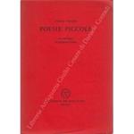 Poesie piccole. Con una lettera di Gianfranco Folena