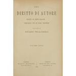 Del diritto di autore secondo la legge italiana comparata con le leggi straniere
