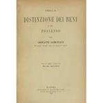 Della distinzione dei beni e del possesso
