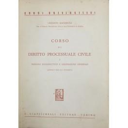 Corso di diritto processuale civile. Vol. I - Nozioni introduttive e disposizioni generali - Crisanto Mandrioli - copertina