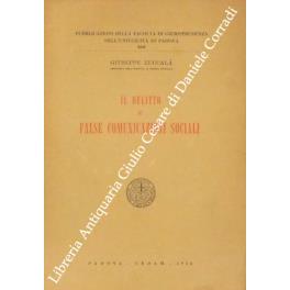 Il delitto di false comunicazioni sociali - Giuseppe Zuccalà - copertina
