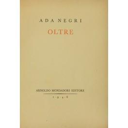 Oltre. Prose e novelle - Ada Negri - copertina