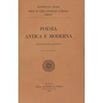 Poesia antica e moderna. Interpretazioni