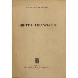 Diritto finanziario - Gustavo Ingrosso - copertina