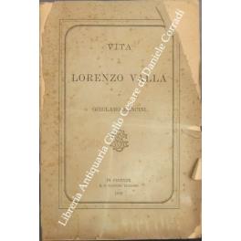 Vita di Lorenzo Valla - Girolamo Mancini - copertina