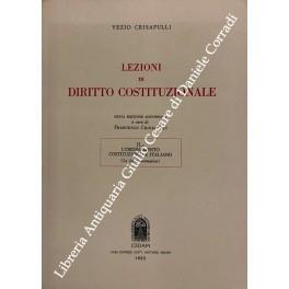 Lezioni di diritto costituzionale. Vol. II,1 - L'ordinamento costituzionale italiano (Le fonti normative) - Vezio Crisafulli - copertina